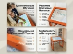 Детский интерактивный стол IT Teacher 32 дюйма для обучения и развития